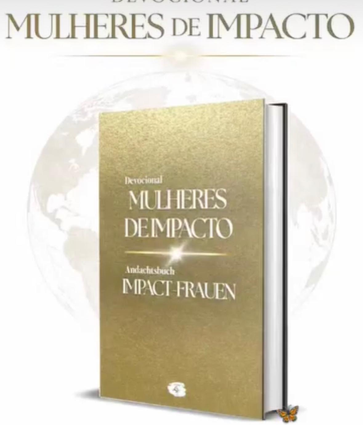 Livro devocional bilíngue Mulheres de Impacto